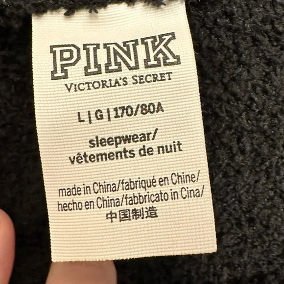 Victoria Secret Pink women’s fuzzy pajama pants. Size large - Picture 4 of 4